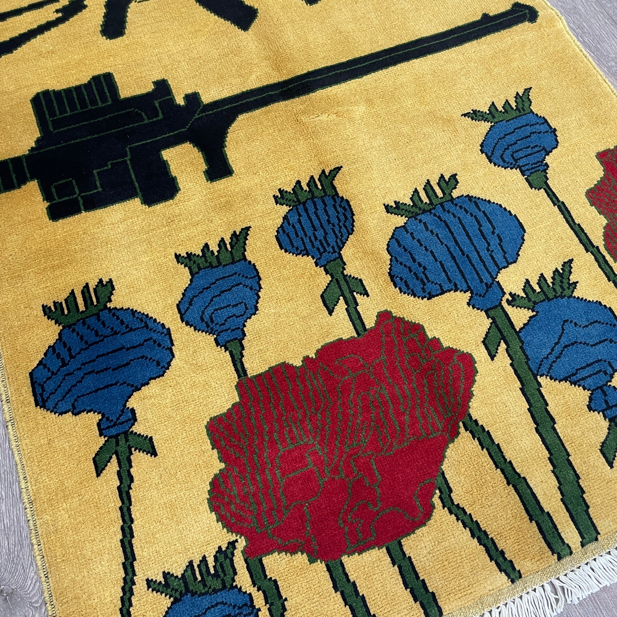 133 x 85 cm | Afghan War Rug