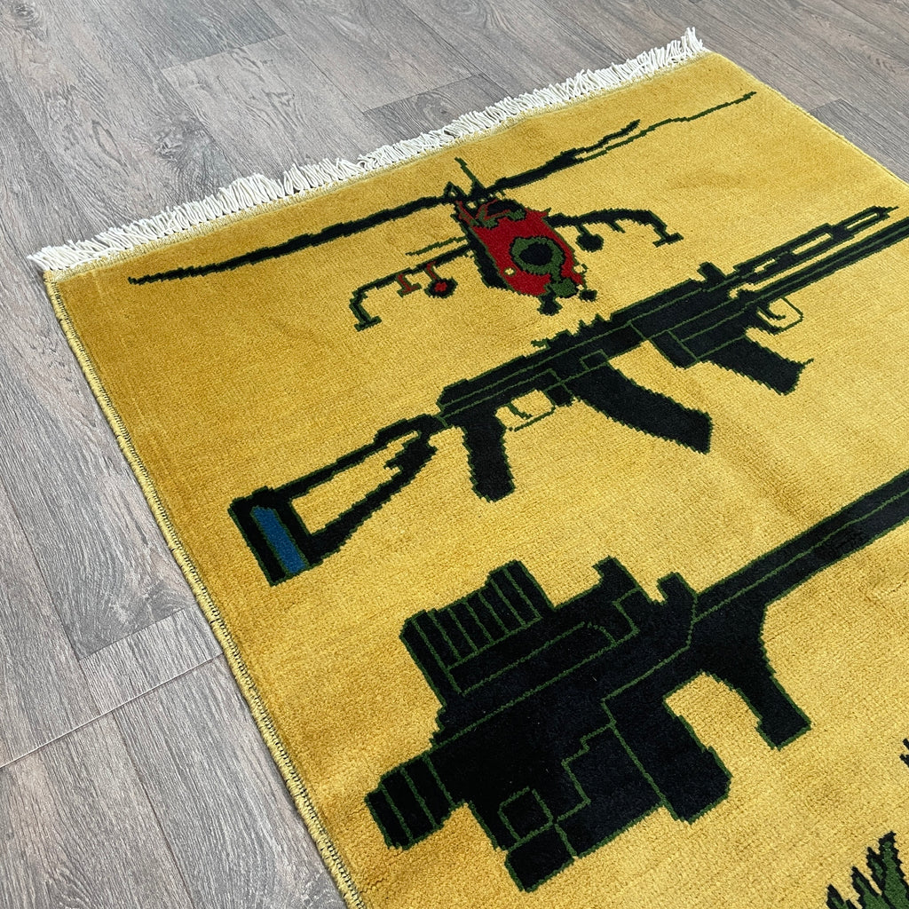 133 x 85 cm | Afghan War Rug