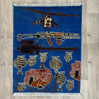 84 x 63 cm | Afghan War Rug