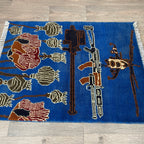 84 x 63 cm | Afghan War Rug