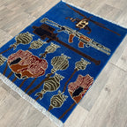 84 x 63 cm | Afghan War Rug