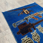 84 x 63 cm | Afghan War Rug