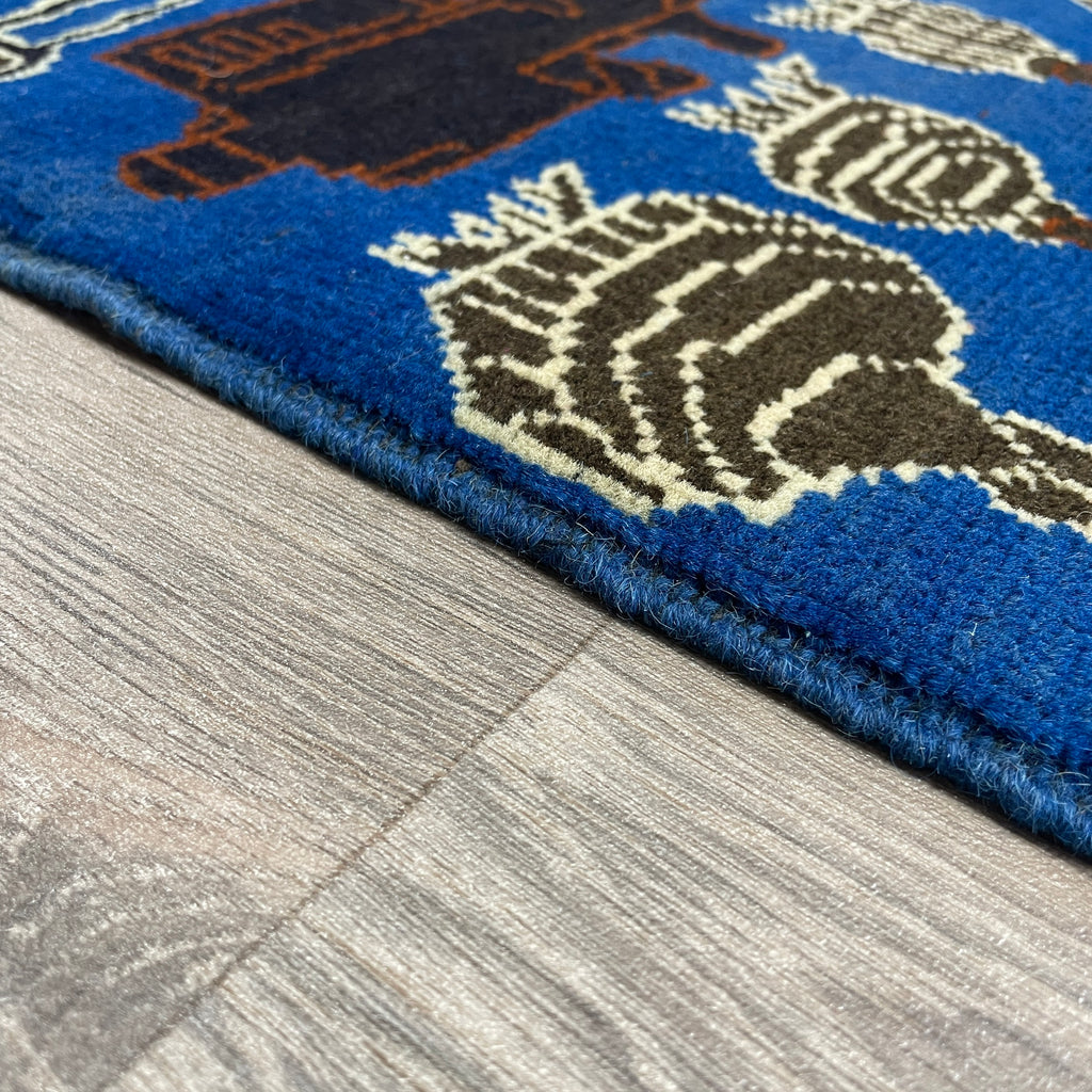 84 x 63 cm | Afghan War Rug