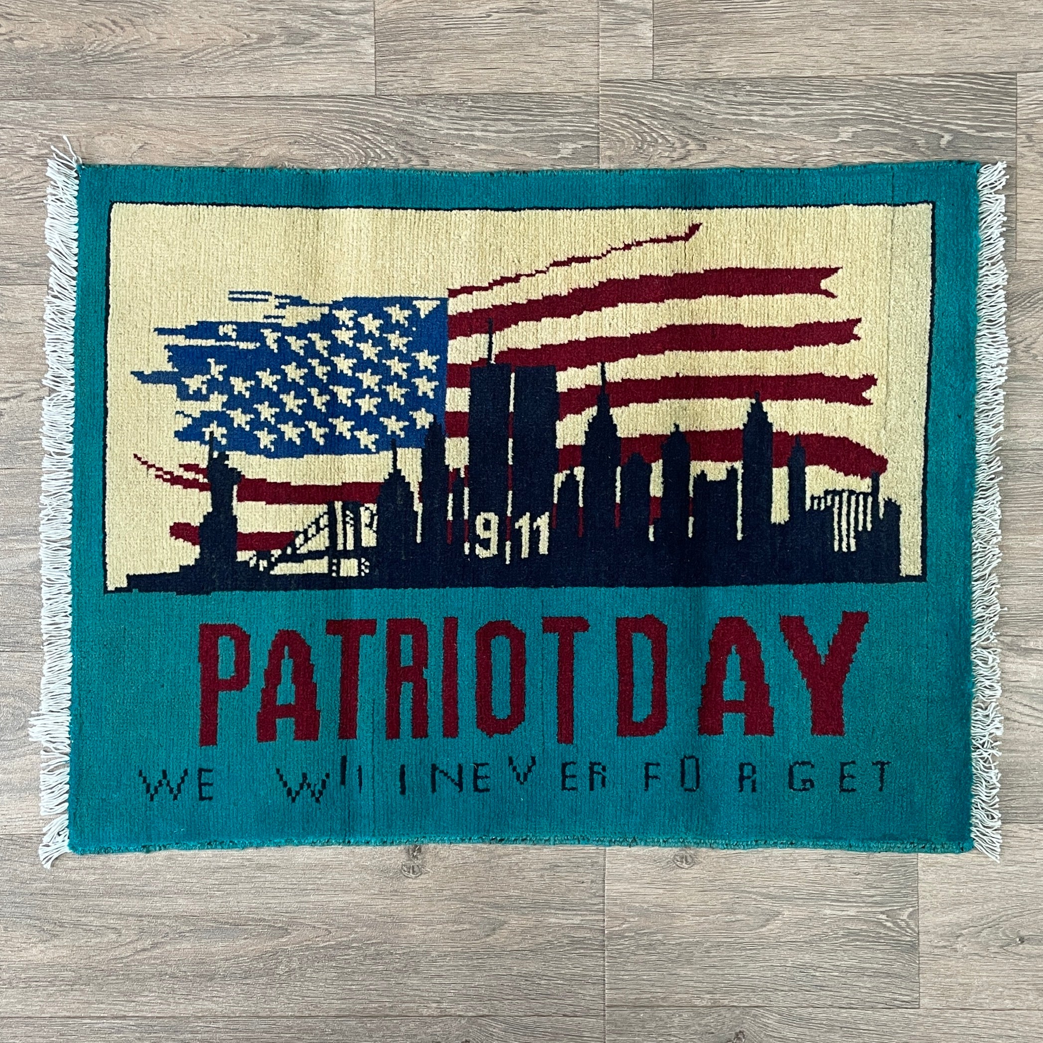 86 x 61 cm | Afghan 9/11 War Rug