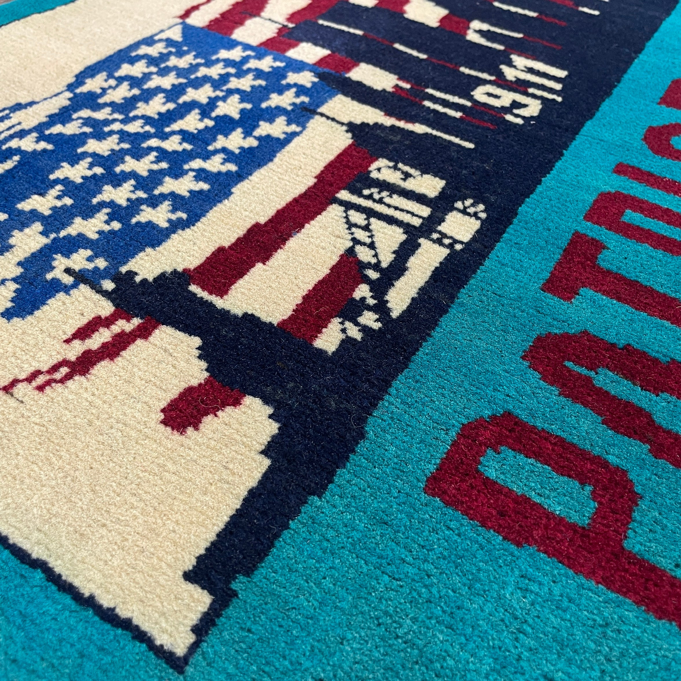 86 x 61 cm | Afghan 9/11 War Rug