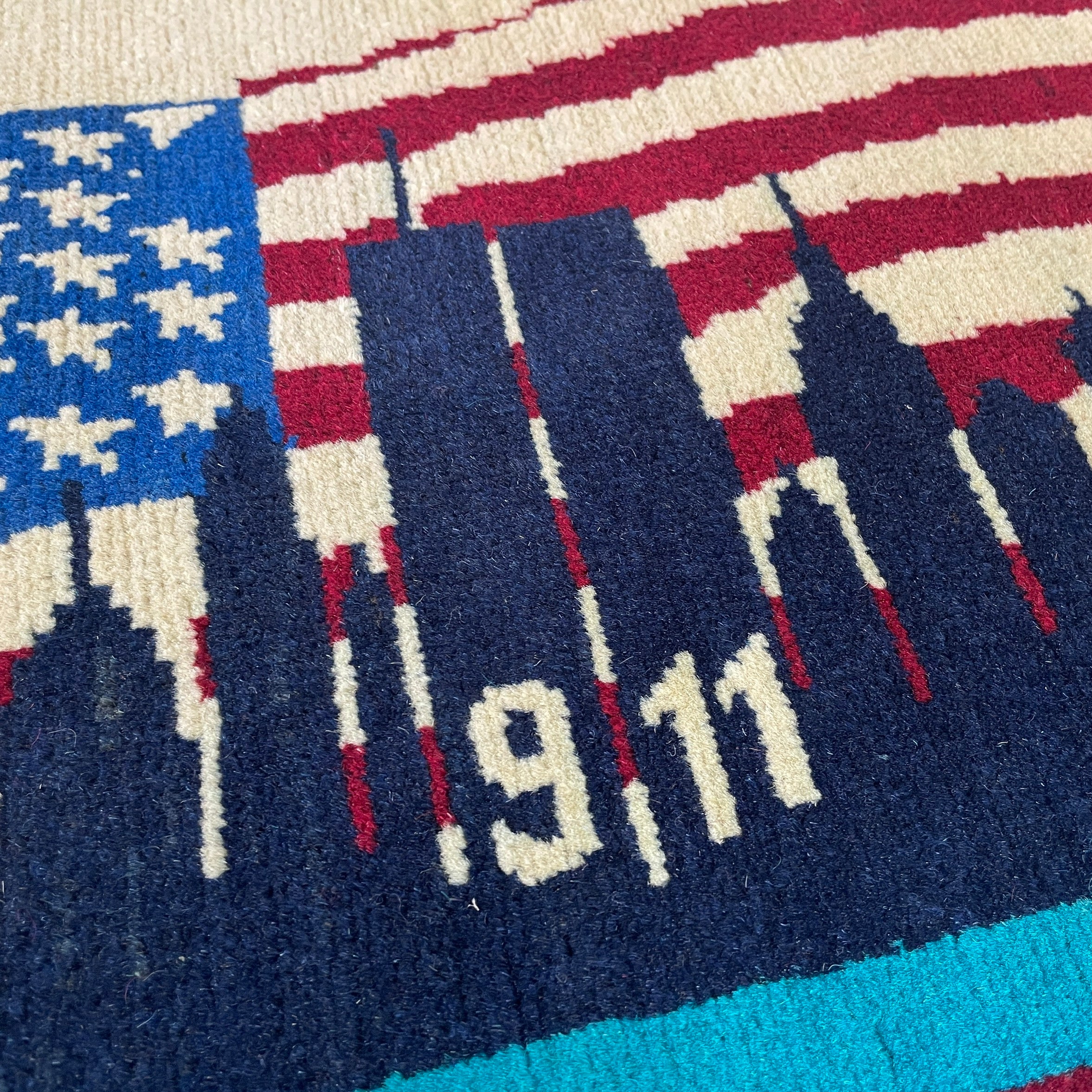 86 x 61 cm | Afghan 9/11 War Rug