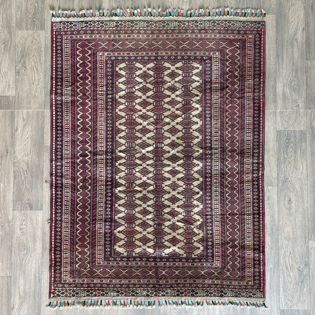 Old Afghan Zahir Shah Rug c. 1970