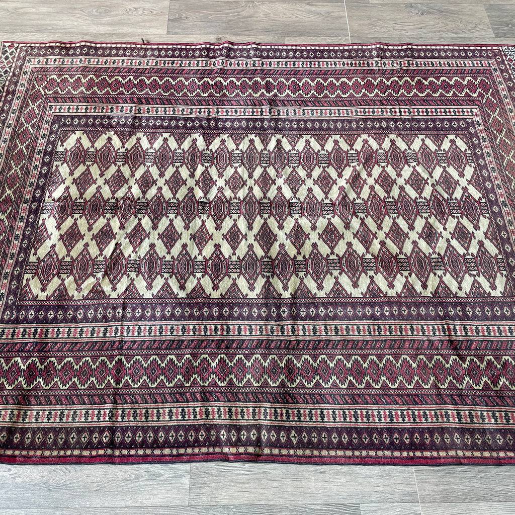 Old Afghan Zahir Shah Rug c. 1970