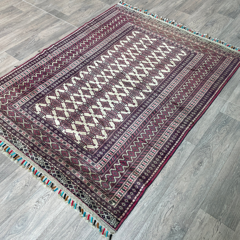 Old Afghan Zahir Shah Rug c. 1970