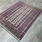 Old Afghan Zahir Shah Rug c. 1970