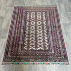 Old Afghan Zahir Shah Rug c. 1970