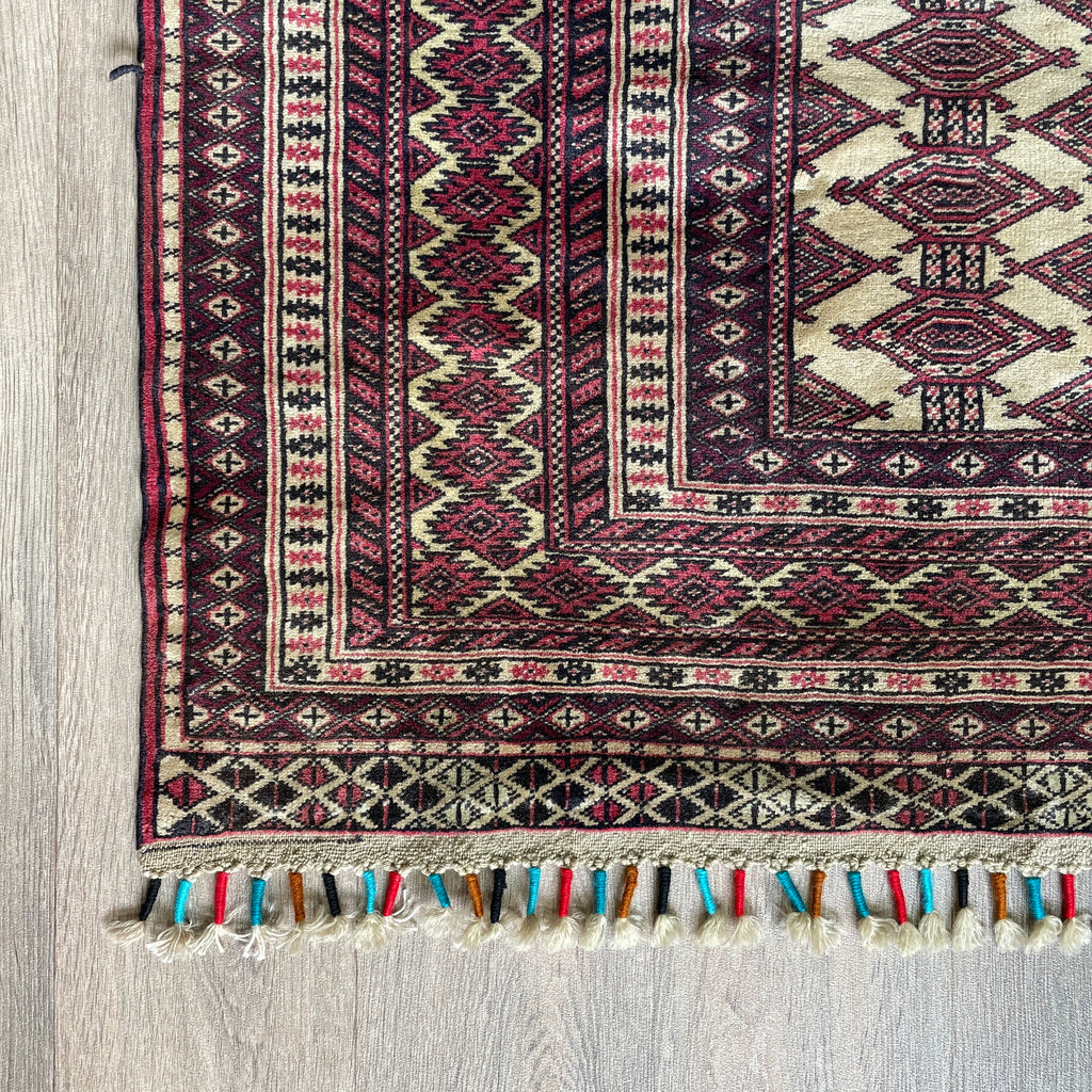 Old Afghan Zahir Shah Rug c. 1970