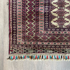 Old Afghan Zahir Shah Rug c. 1970