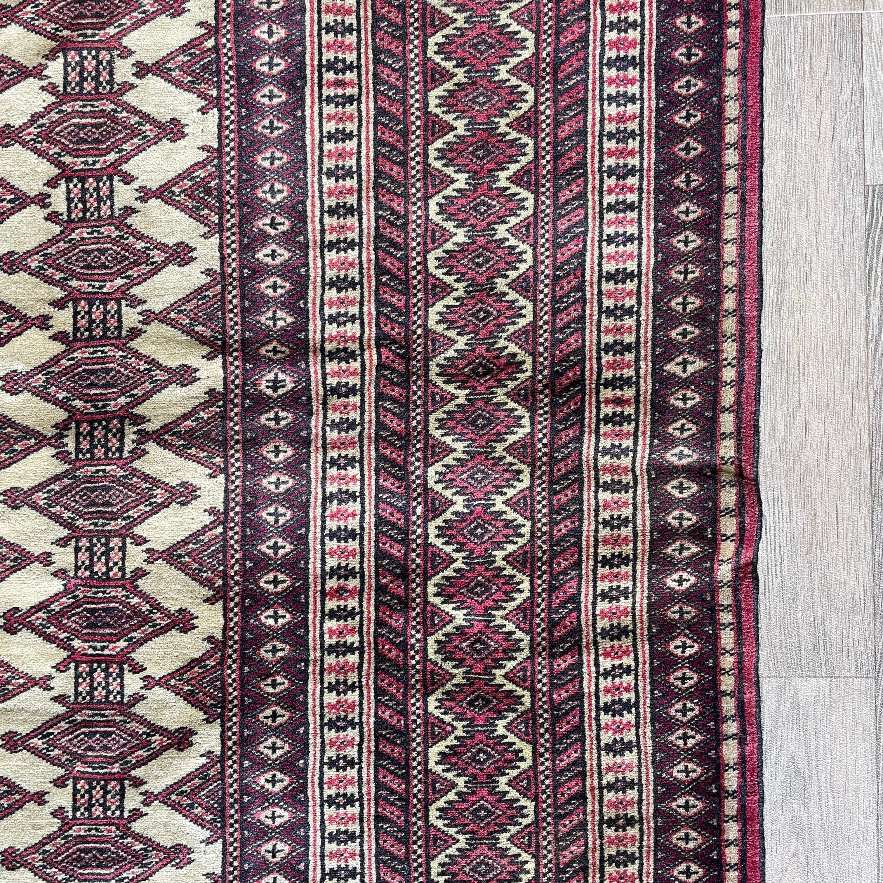 Old Afghan Zahir Shah Rug c. 1970