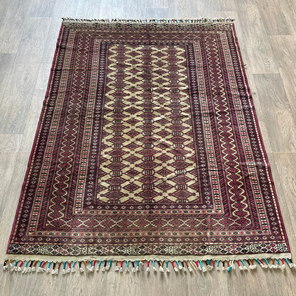 Old Afghan Zahir Shah Rug c. 1970