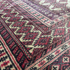 Old Afghan Zahir Shah Rug c. 1970