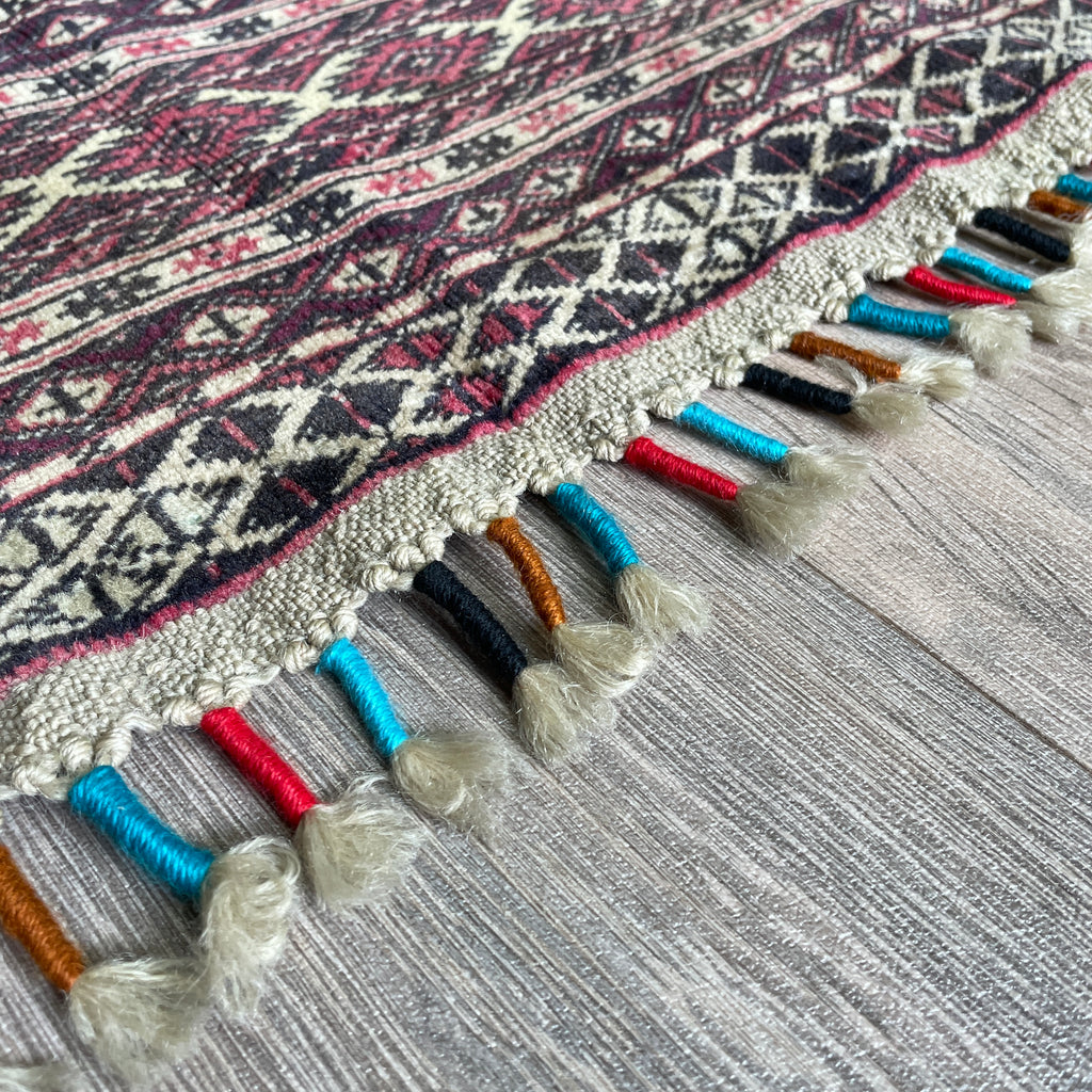 Old Afghan Zahir Shah Rug c. 1970