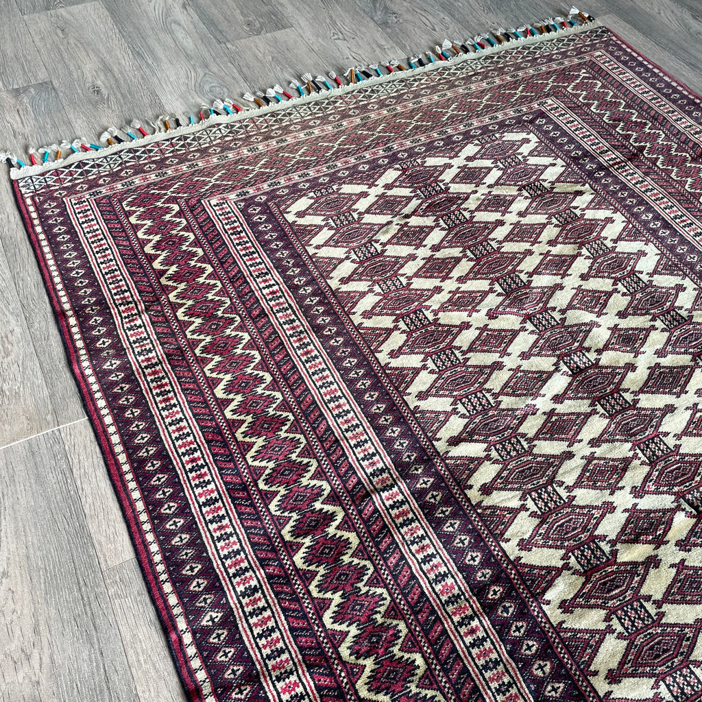 Old Afghan Zahir Shah Rug c. 1970
