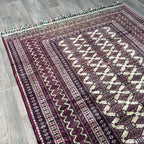 Old Afghan Zahir Shah Rug c. 1970