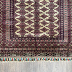 Old Afghan Zahir Shah Rug c. 1970