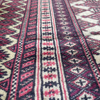 Old Afghan Zahir Shah Rug c. 1970