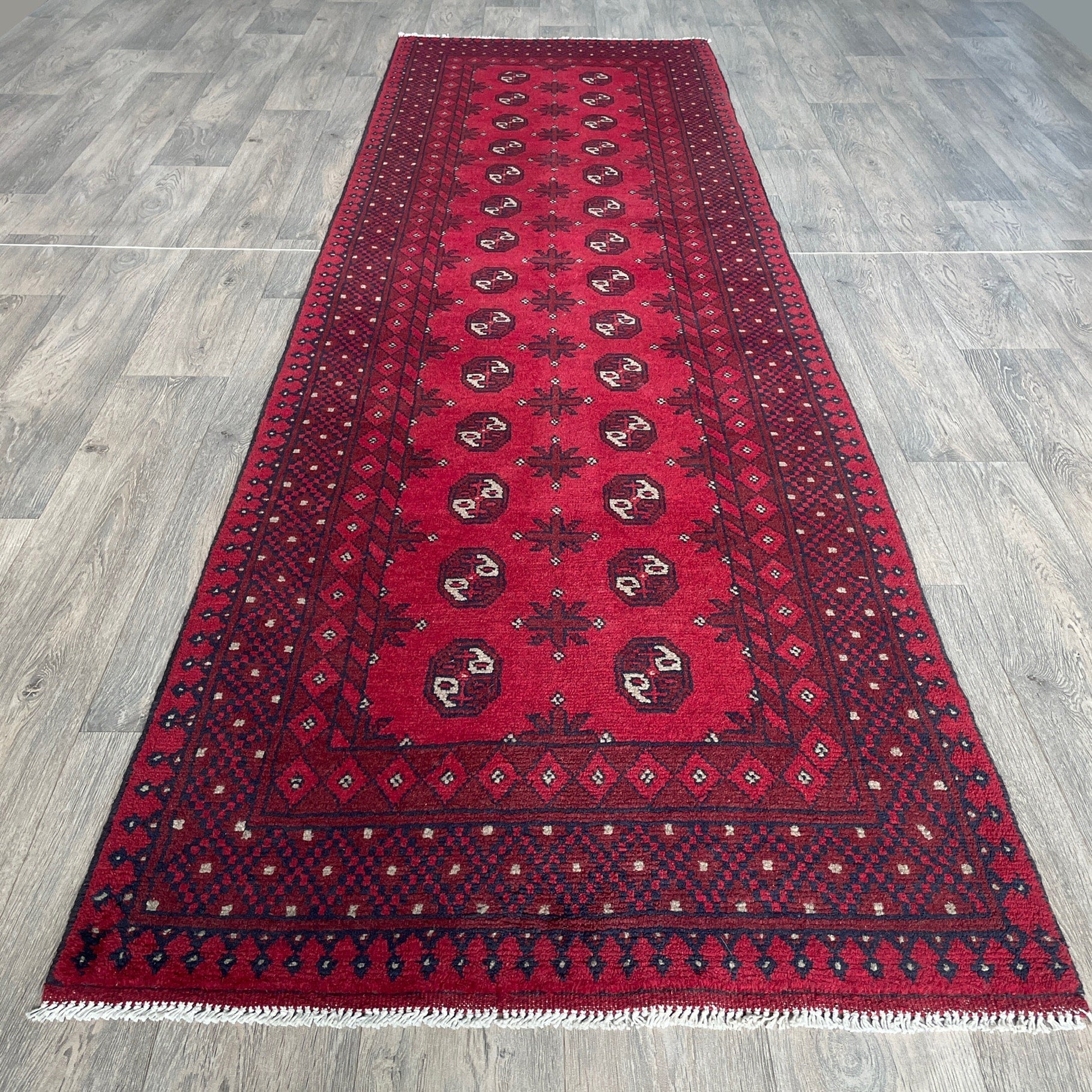 292 x 88 cm | Afghan Aqcha Runner - Khorasan Rugs
