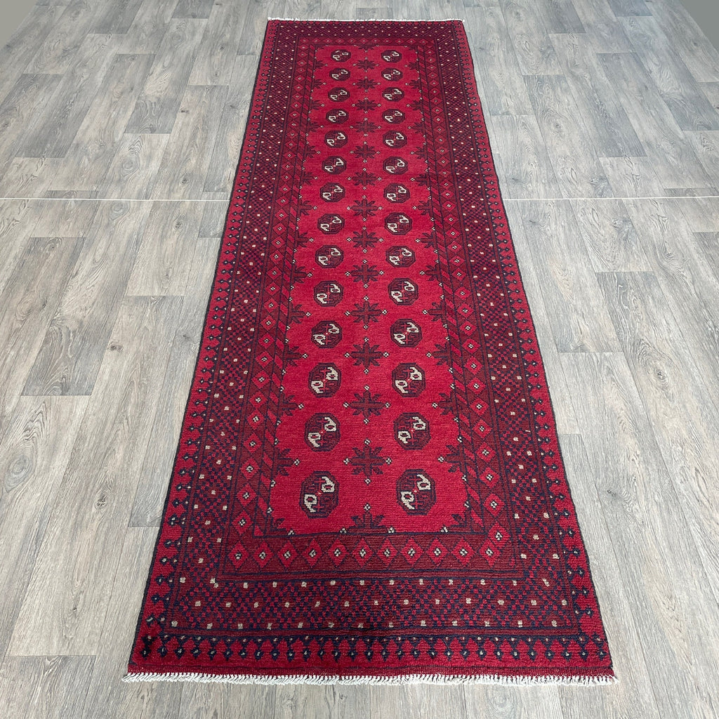 292 x 88 cm | Afghan Aqcha Runner - Khorasan Rugs