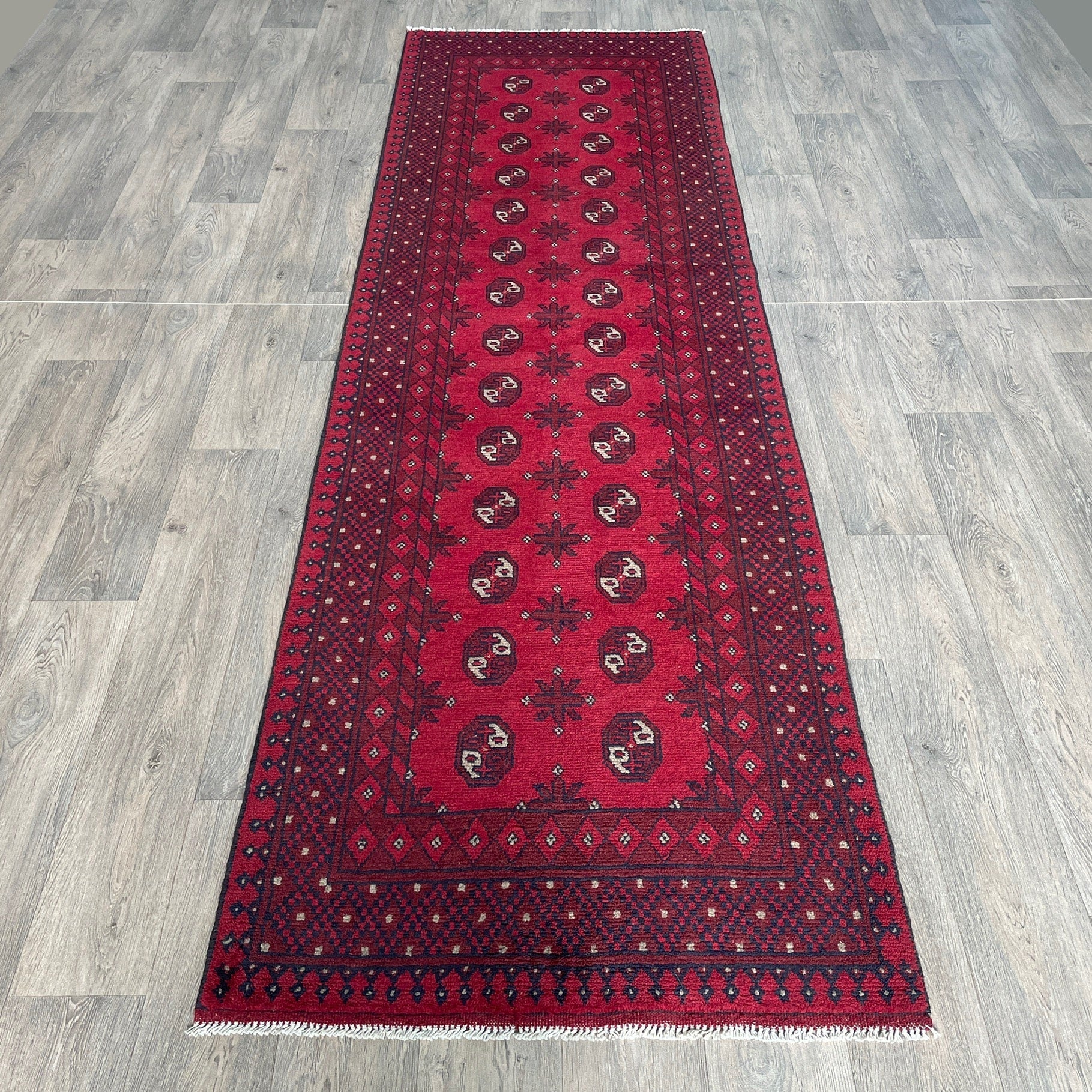 292 x 88 cm | Afghan Aqcha Runner - Khorasan Rugs