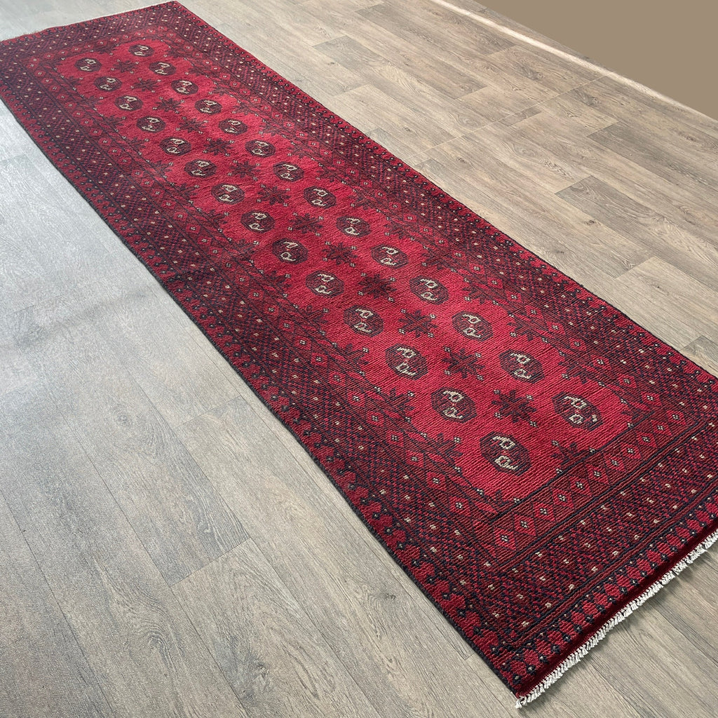 292 x 88 cm | Afghan Aqcha Runner - Khorasan Rugs