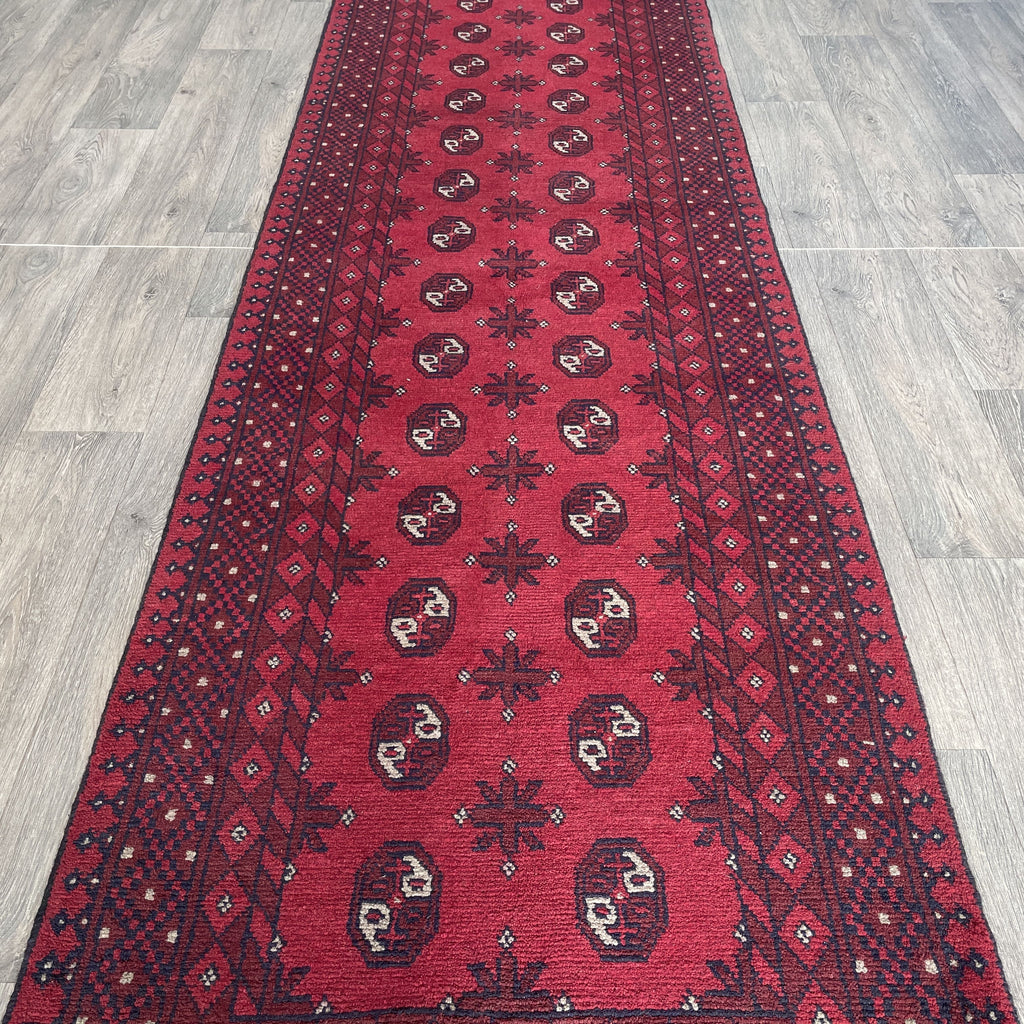 292 x 88 cm | Afghan Aqcha Runner - Khorasan Rugs