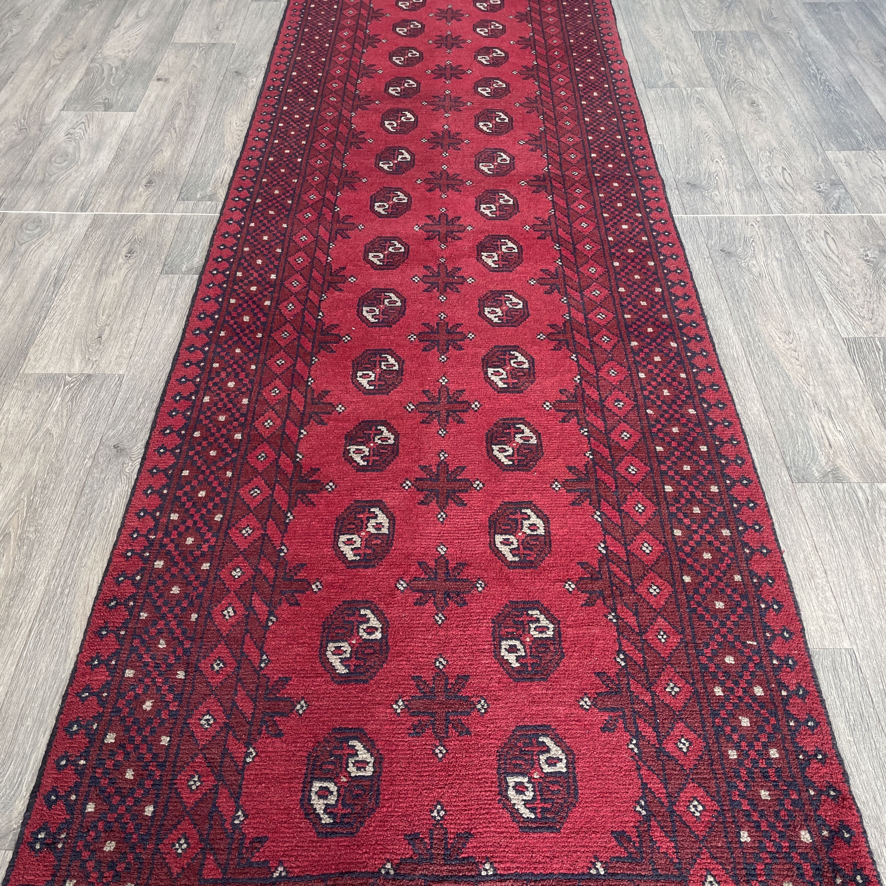 292 x 88 cm | Afghan Aqcha Runner - Khorasan Rugs