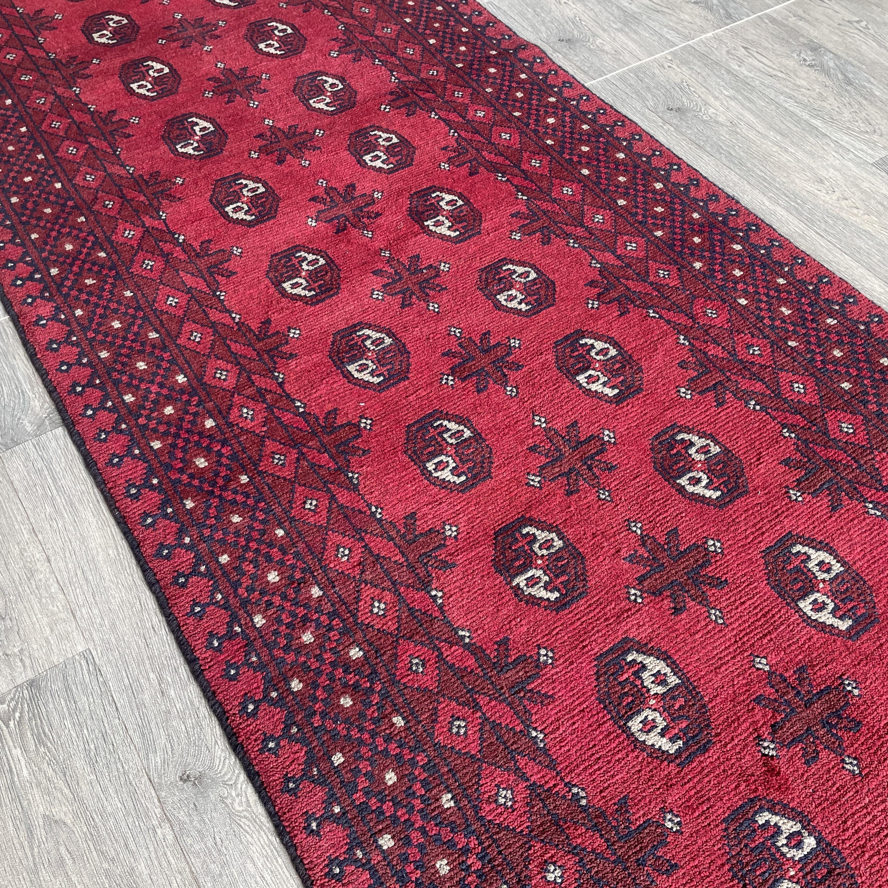 292 x 88 cm | Afghan Aqcha Runner - Khorasan Rugs