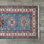 251 x 82 cm | Afghan Super Kazak Runner - Khorasan Rugs