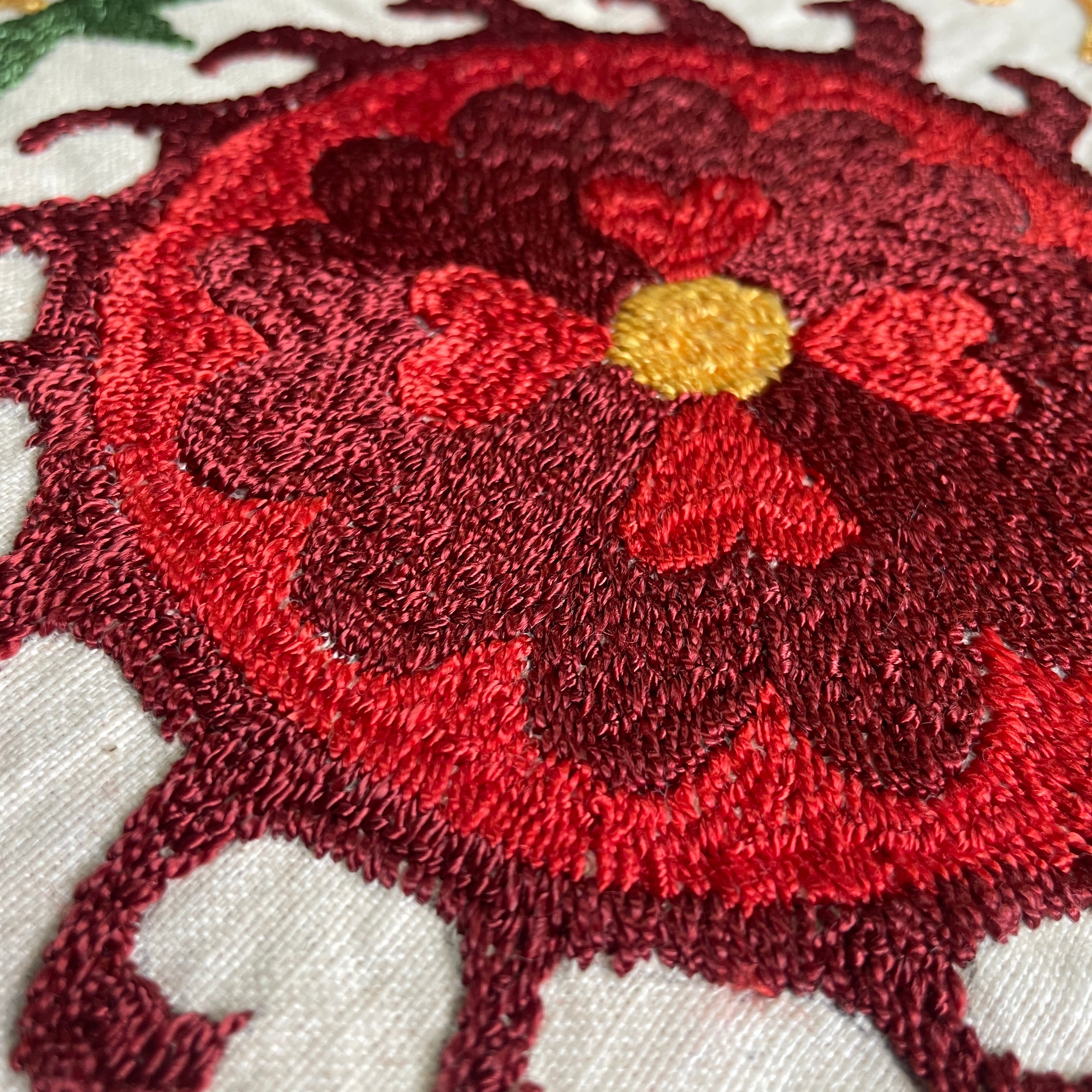 Uzbek Suzani Cushion Cover