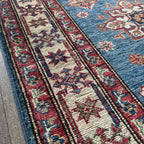 251 x 82 cm | Afghan Super Kazak Runner - Khorasan Rugs