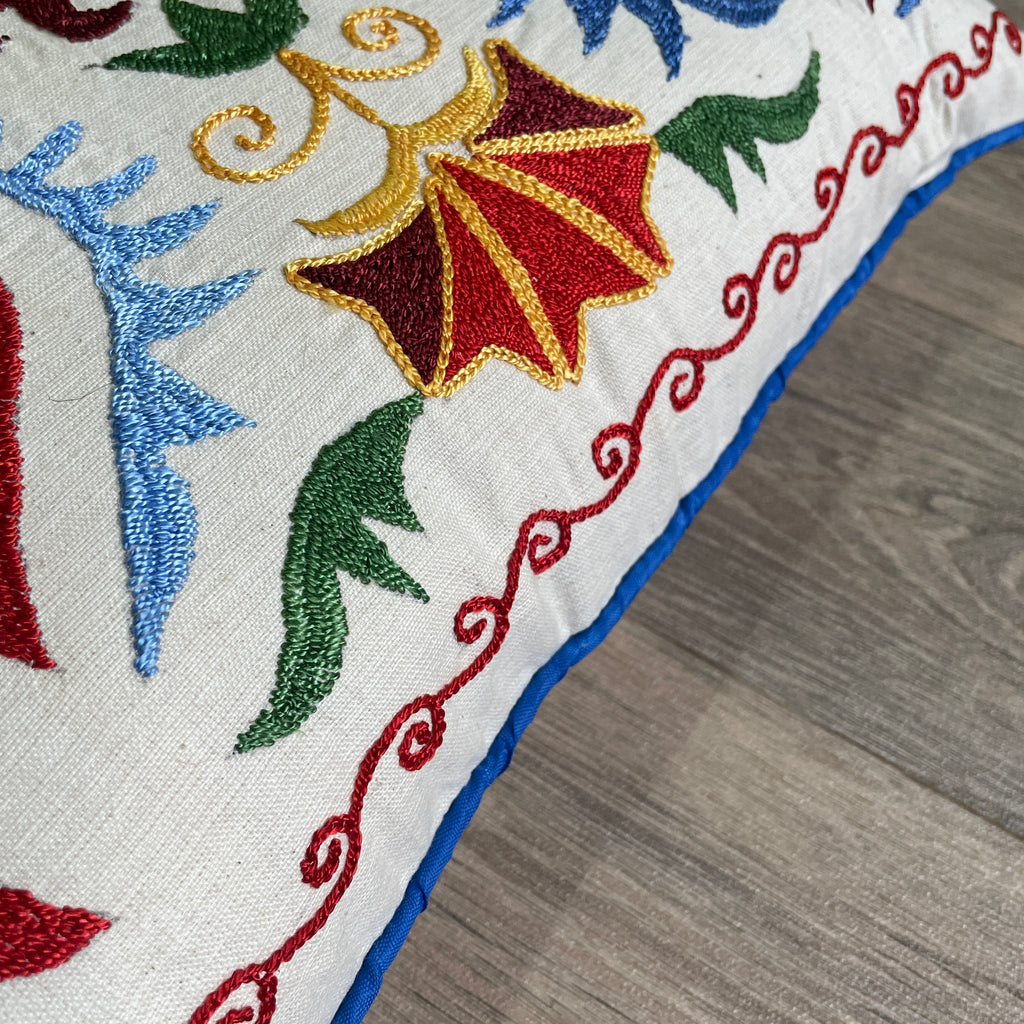 Uzbek Suzani Cushion Cover