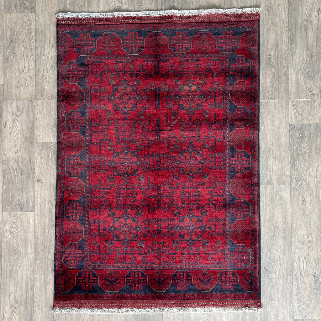 Fine Afghan Khal Muhammadi Rug (Merino Wool)