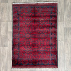 Fine Afghan Khal Muhammadi Rug (Merino Wool)