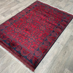 Fine Afghan Khal Muhammadi Rug (Merino Wool)