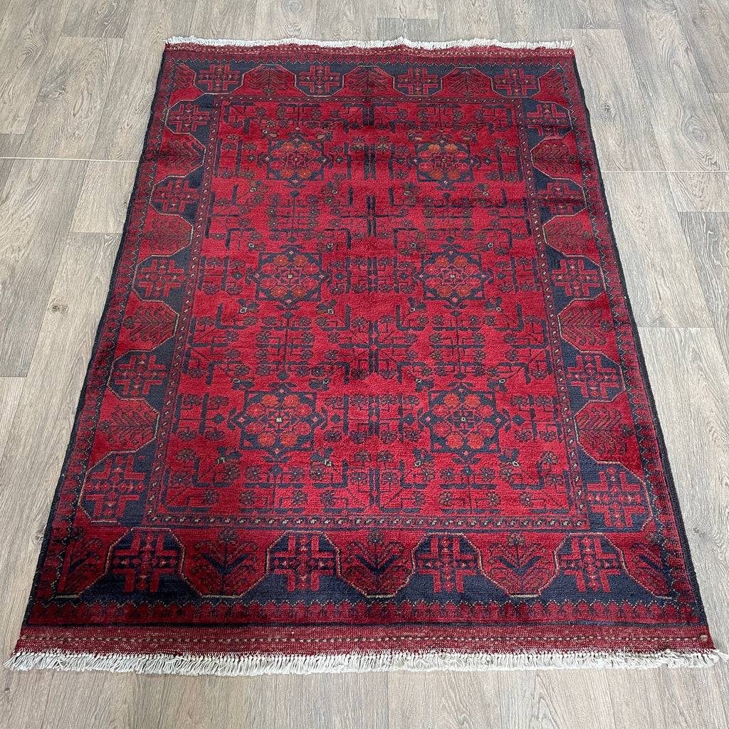 Fine Afghan Khal Muhammadi Rug (Merino Wool)