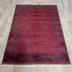 Fine Afghan Khal Muhammadi Rug (Merino Wool)