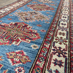 251 x 82 cm | Afghan Super Kazak Runner - Khorasan Rugs