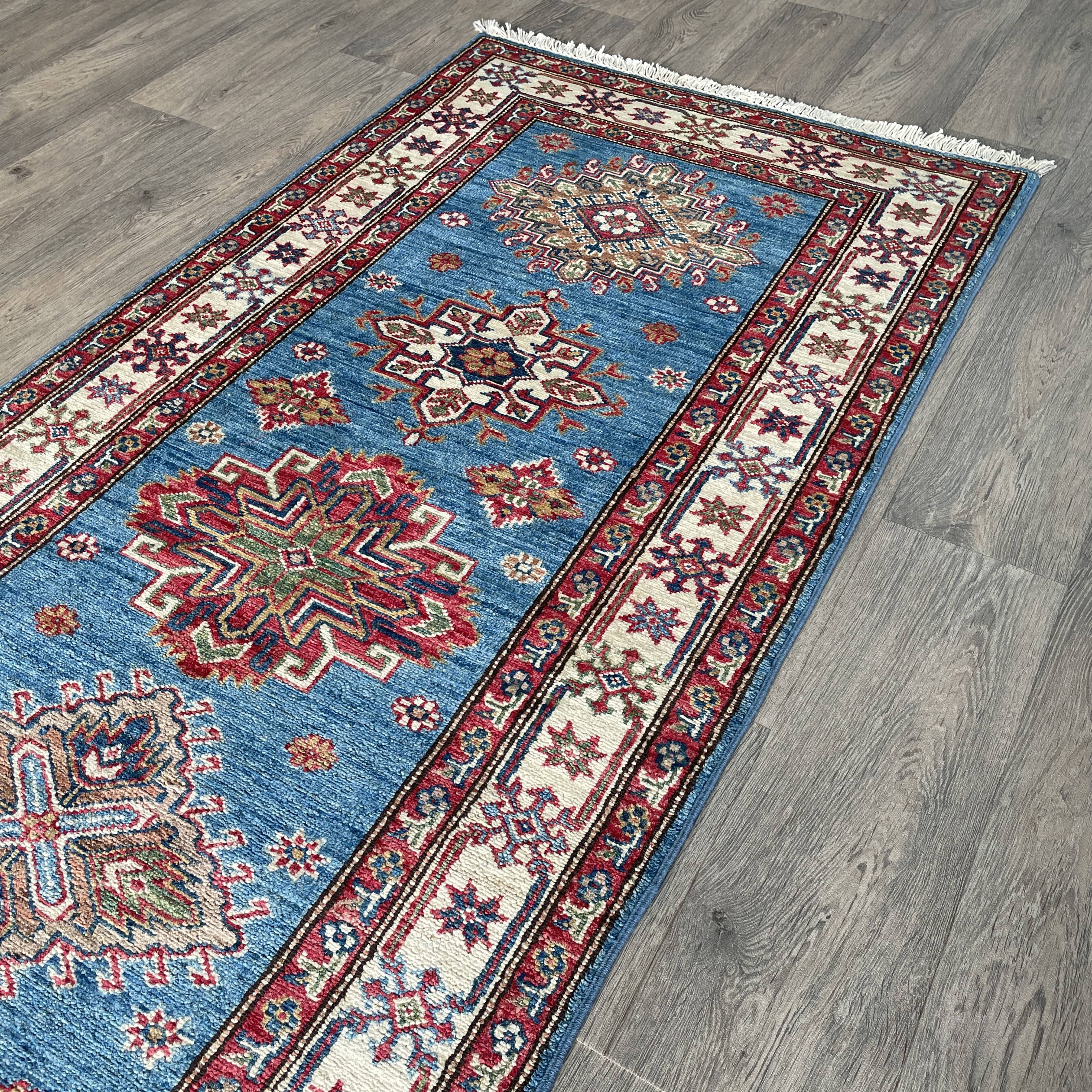 251 x 82 cm | Afghan Super Kazak Runner - Khorasan Rugs