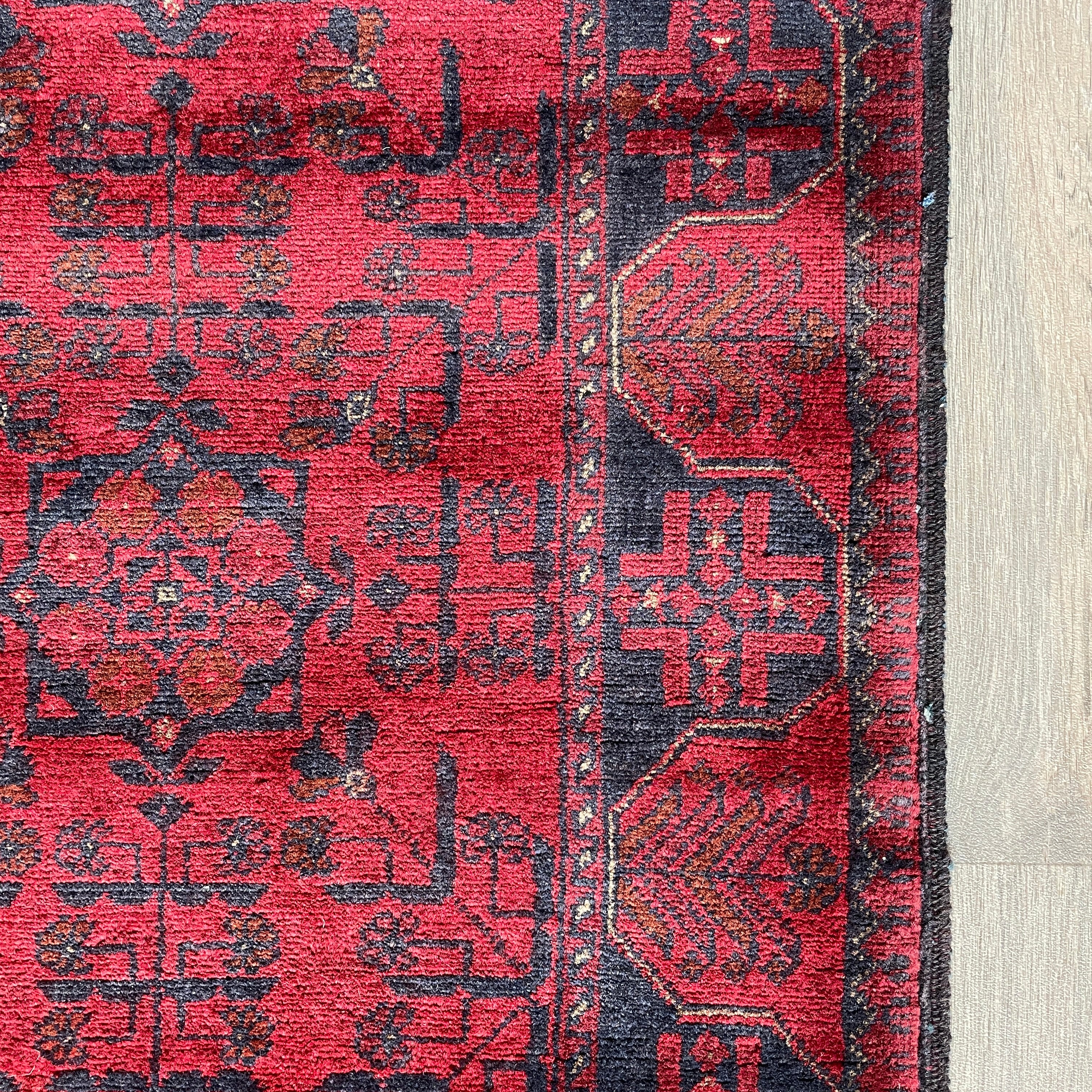 Fine Afghan Khal Muhammadi Rug (Merino Wool)