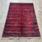 Fine Afghan Khal Muhammadi Rug (Merino Wool)