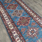251 x 82 cm | Afghan Super Kazak Runner - Khorasan Rugs