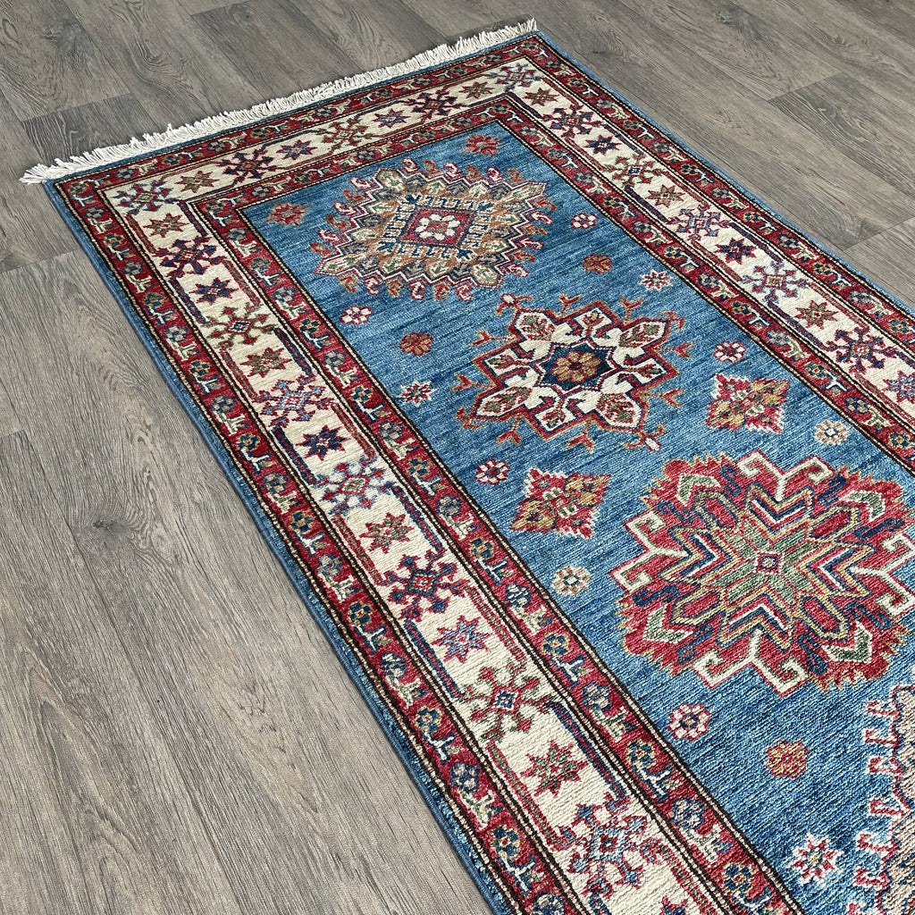 251 x 82 cm | Afghan Super Kazak Runner - Khorasan Rugs