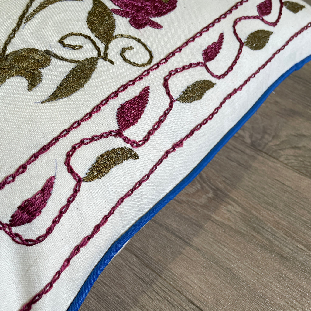 Uzbek Suzani Cushion Cover
