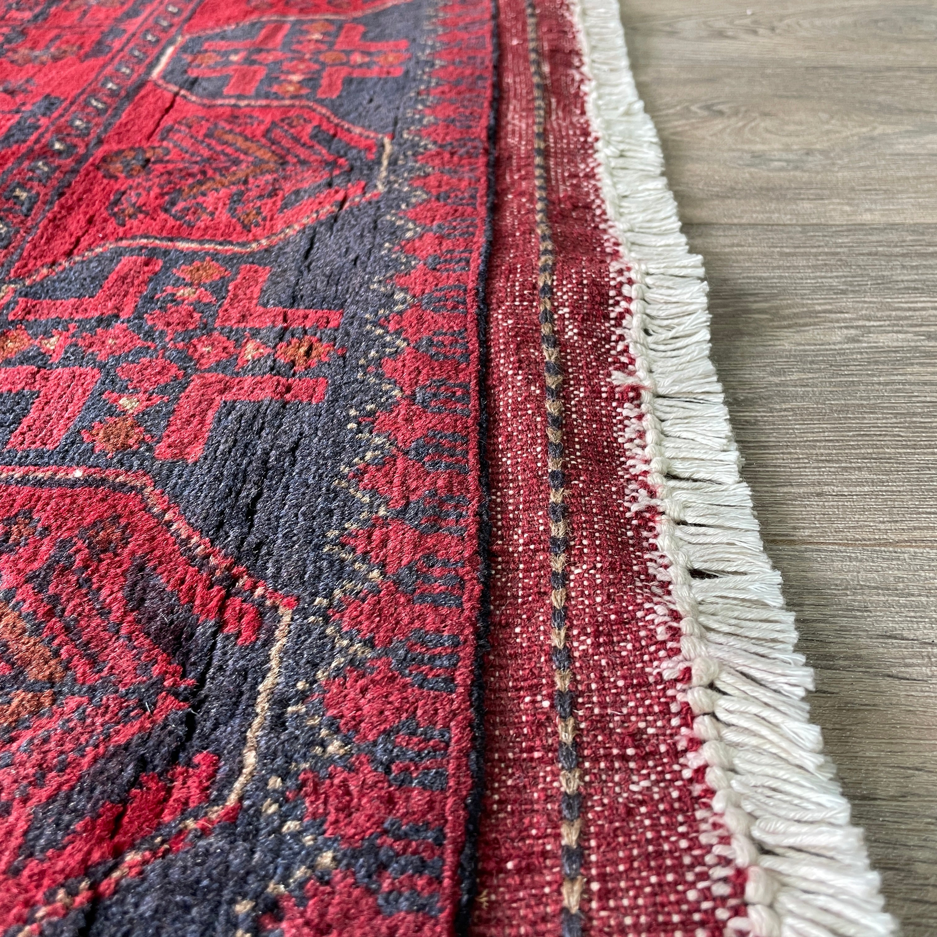 Fine Afghan Khal Muhammadi Rug (Merino Wool)