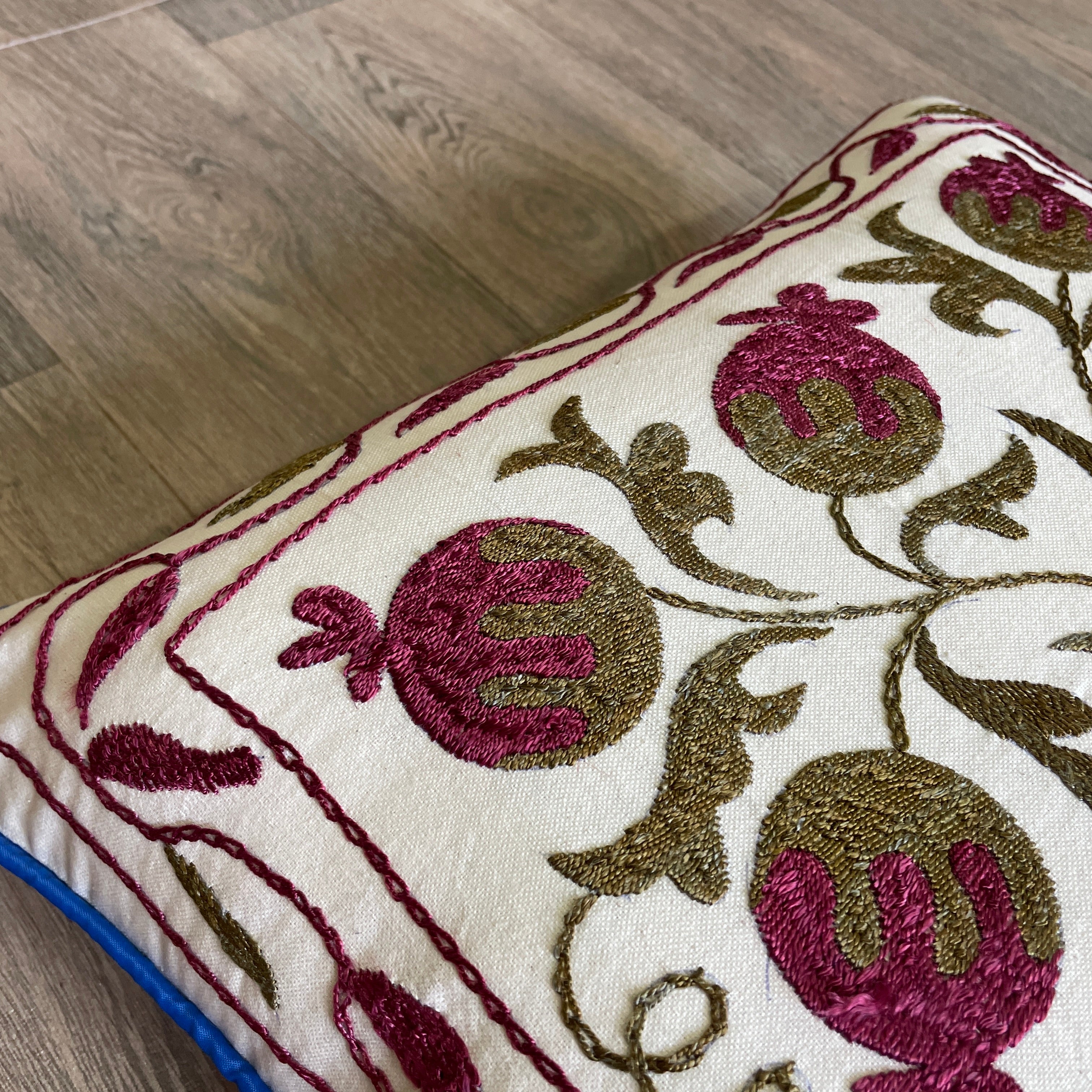 Uzbek Suzani Cushion Cover